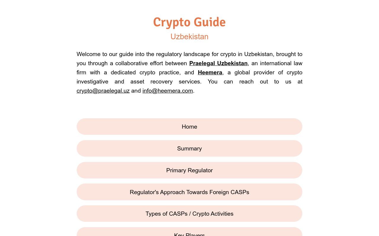 Crypto Guide Uzbekistan